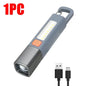 COB + XPE Waterproof Zoom Flashlight