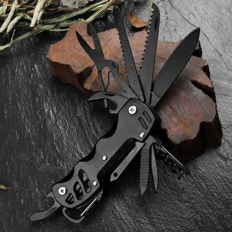 Multi-Tool Folding Pocket Knife for Outdoor Use