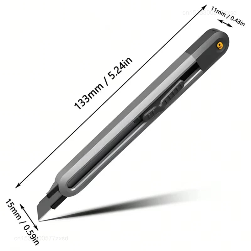 Retractable Mini Utility Knife with Safety Lock