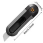 Retractable Mini Utility Knife with Safety Lock