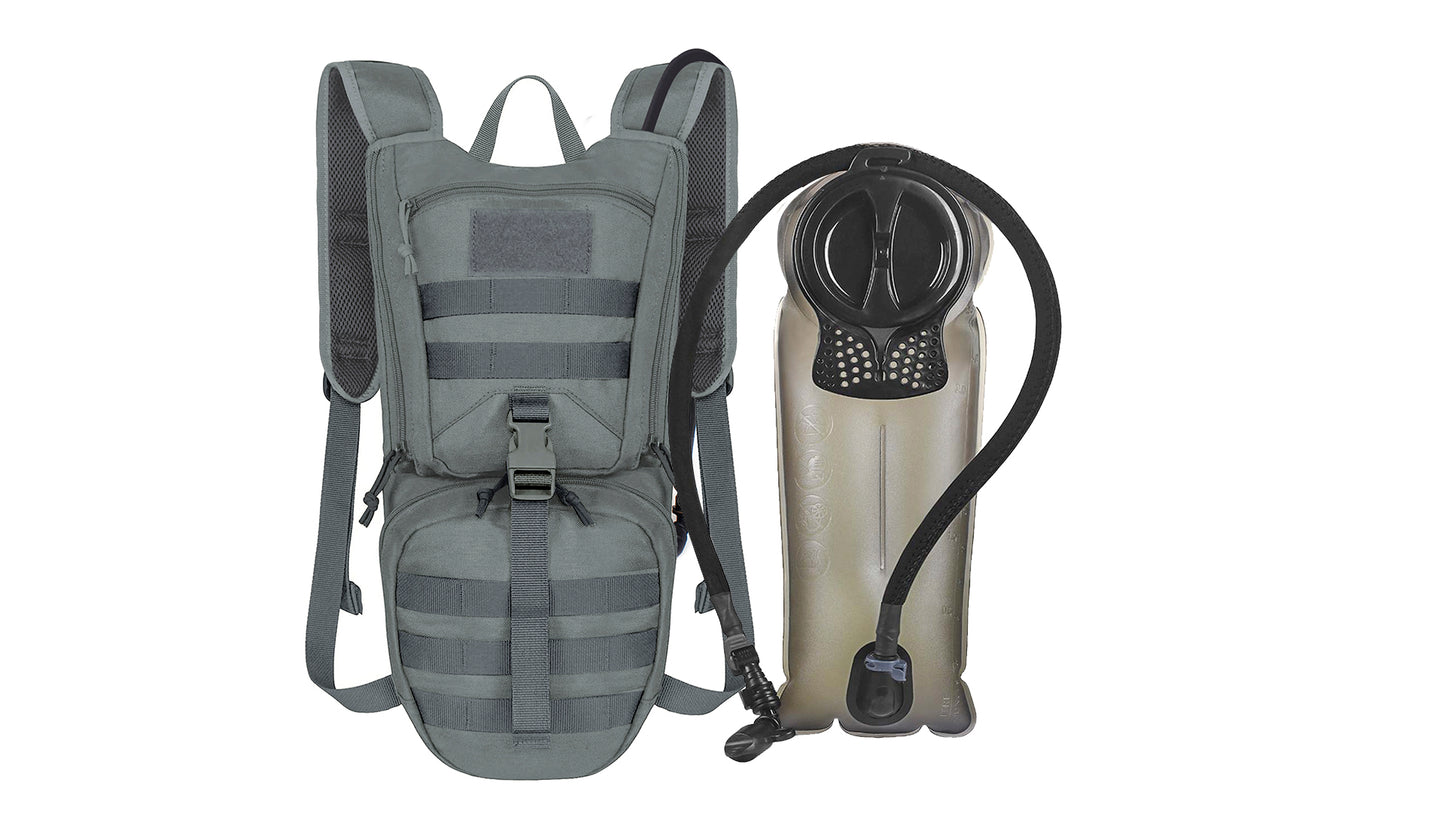 Tactical Hydration Backpack – 2.5L Bladder with Thermal Insulation
