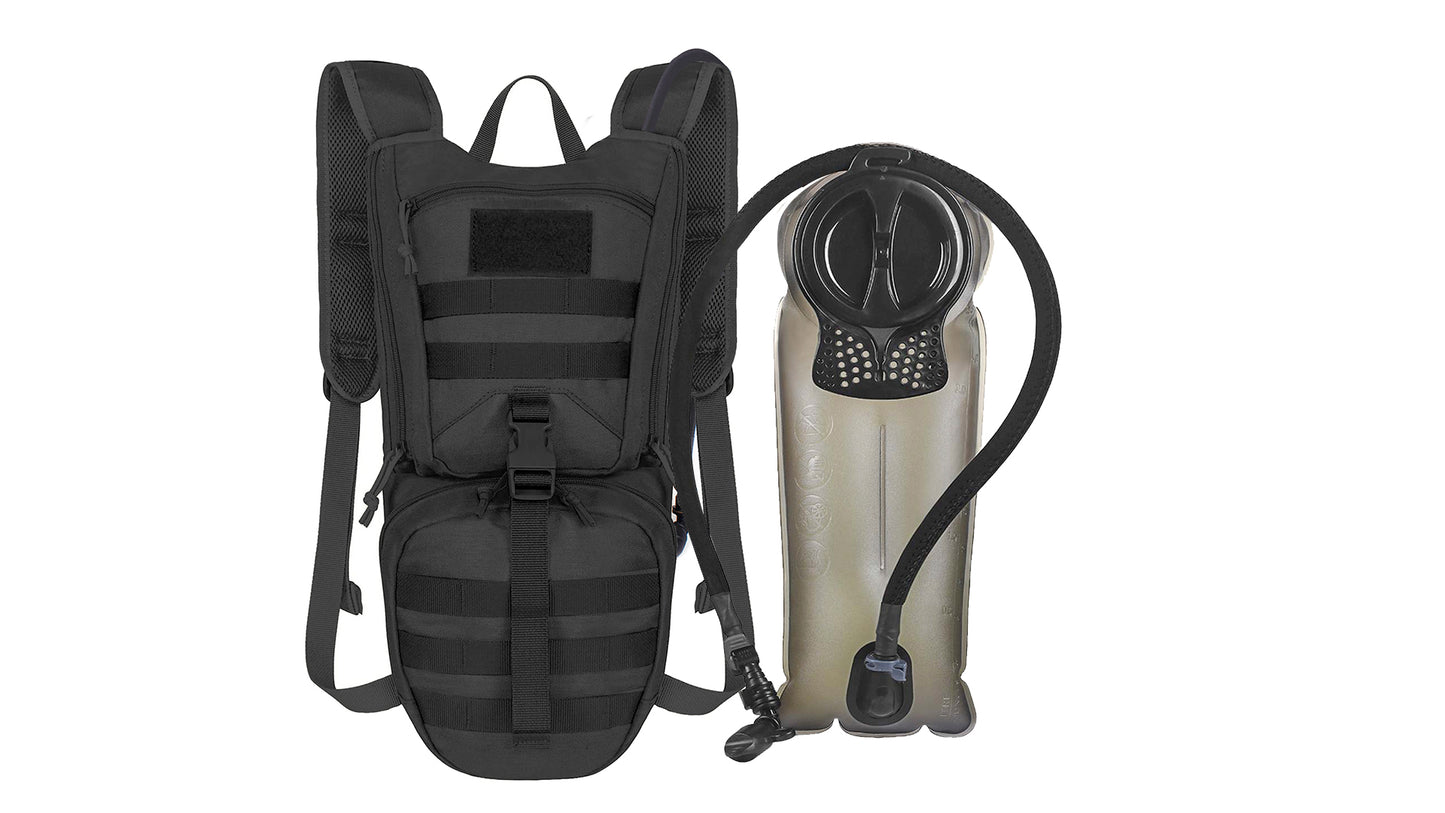 Tactical Hydration Backpack – 2.5L Bladder with Thermal Insulation
