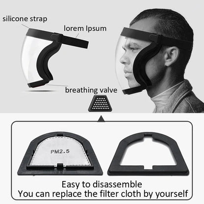 Splashproof Face Shield with Anti-Fog Lens