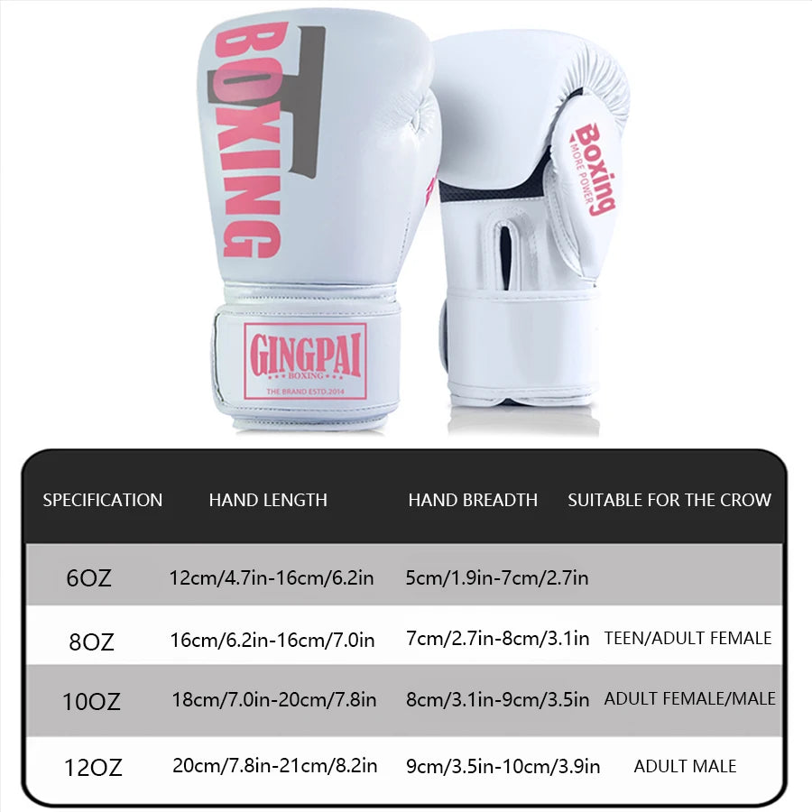 Professional Training Boxing Gloves for Men, Women &amp; Kids