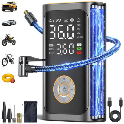 Cordless Digital Tire Inflator with LED Light