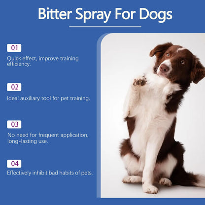 Bitter Anti-Chew Training Spray for Dogs &amp; Cats