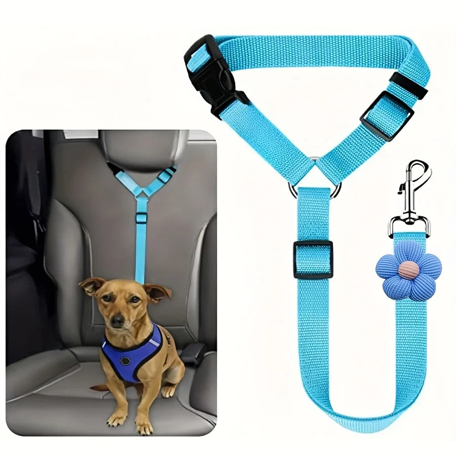 Adjustable Pet Safety Seat Belt for Car Rides