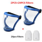 Splashproof Face Shield with Anti-Fog Lens