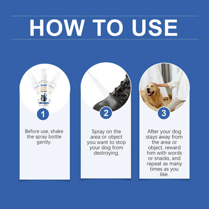 Bitter Anti-Chew Training Spray for Dogs &amp; Cats