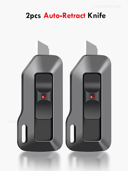 Retractable Mini Utility Knife with Safety Lock