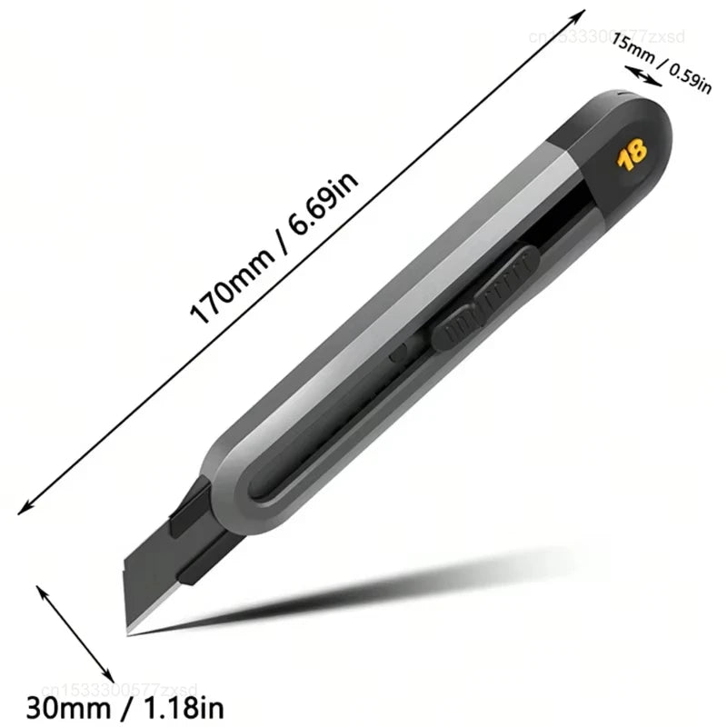 Retractable Mini Utility Knife with Safety Lock