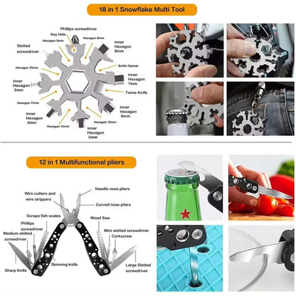 Ultimate 31-in-1 Emergency Survival Kit for Camping & Outdoors