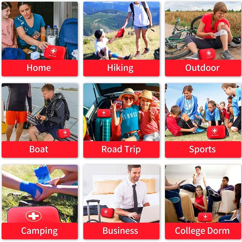 Emergency First Aid Kit – Portable & Comprehensive (188-Piece)
